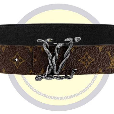 louis vuitton snake belt